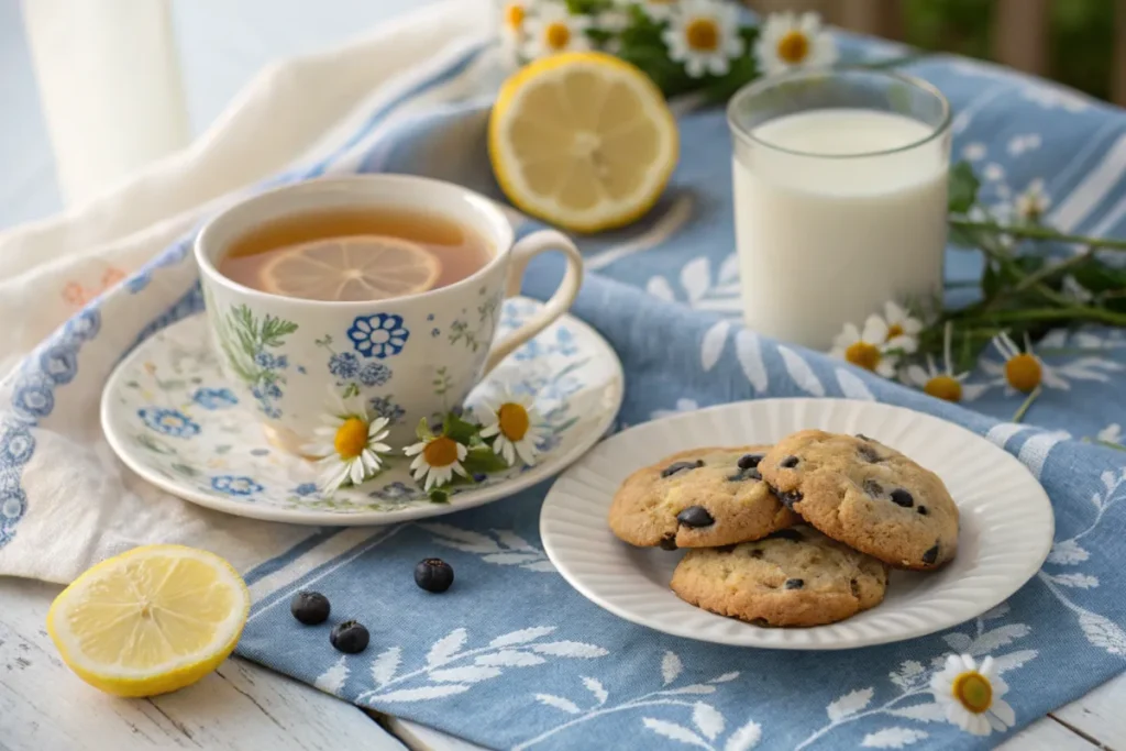 Lemon blueberry cookies