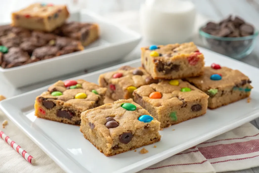 cookie bars with cake mix