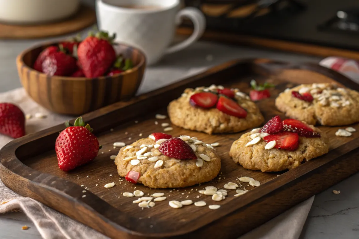 Strawberry Oatmeal Cookies