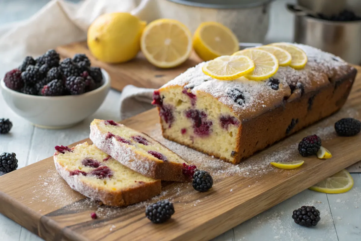 Lemon Blackberry Loaf