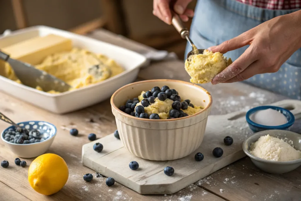 Lemon blueberry cookies