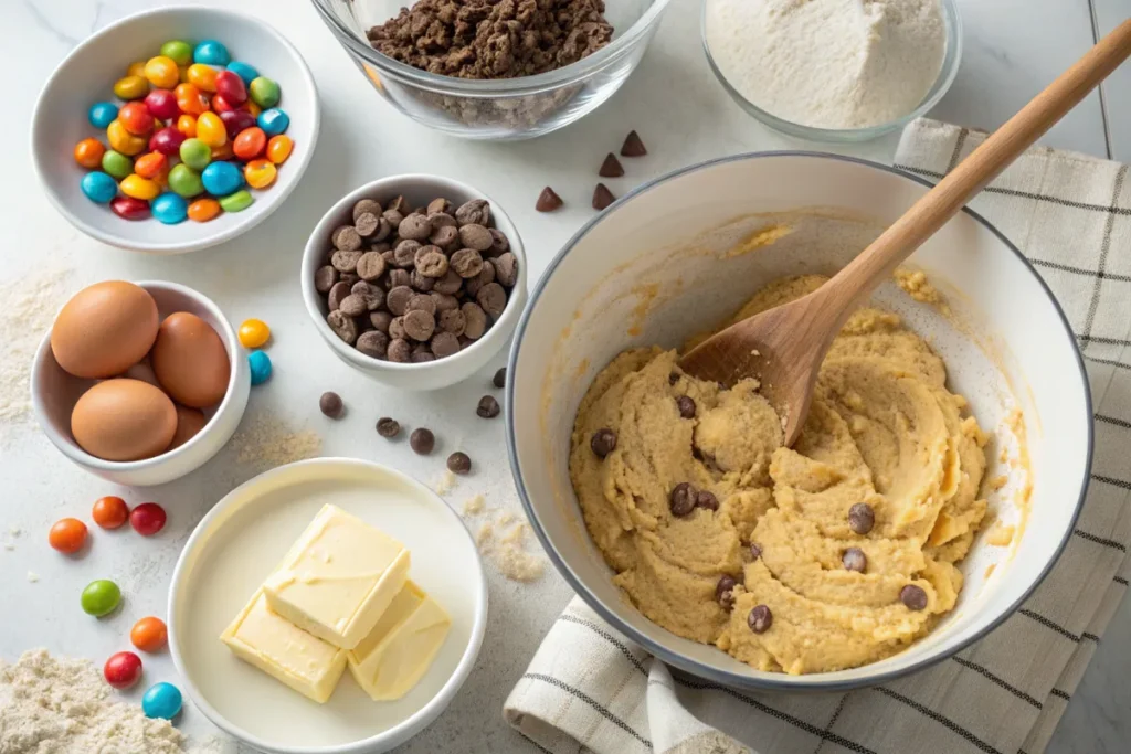 cookie bars with cake mix