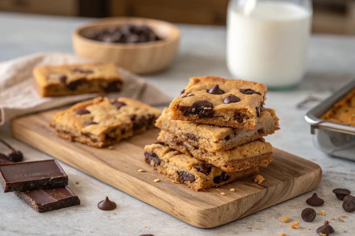 Cookie bars using cake mix