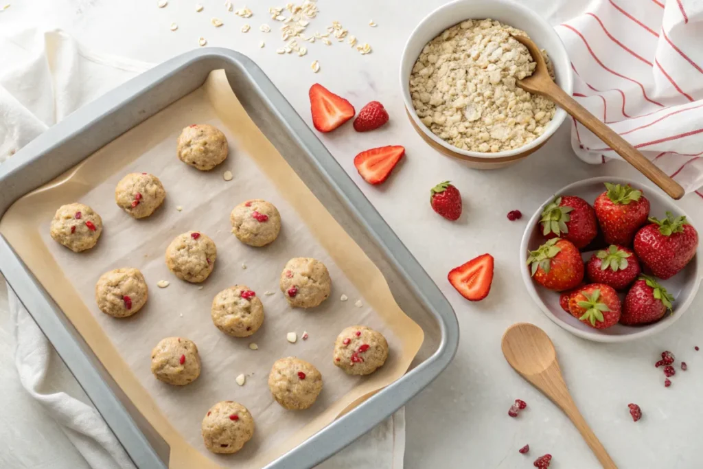 Strawberry Oatmeal Cookies